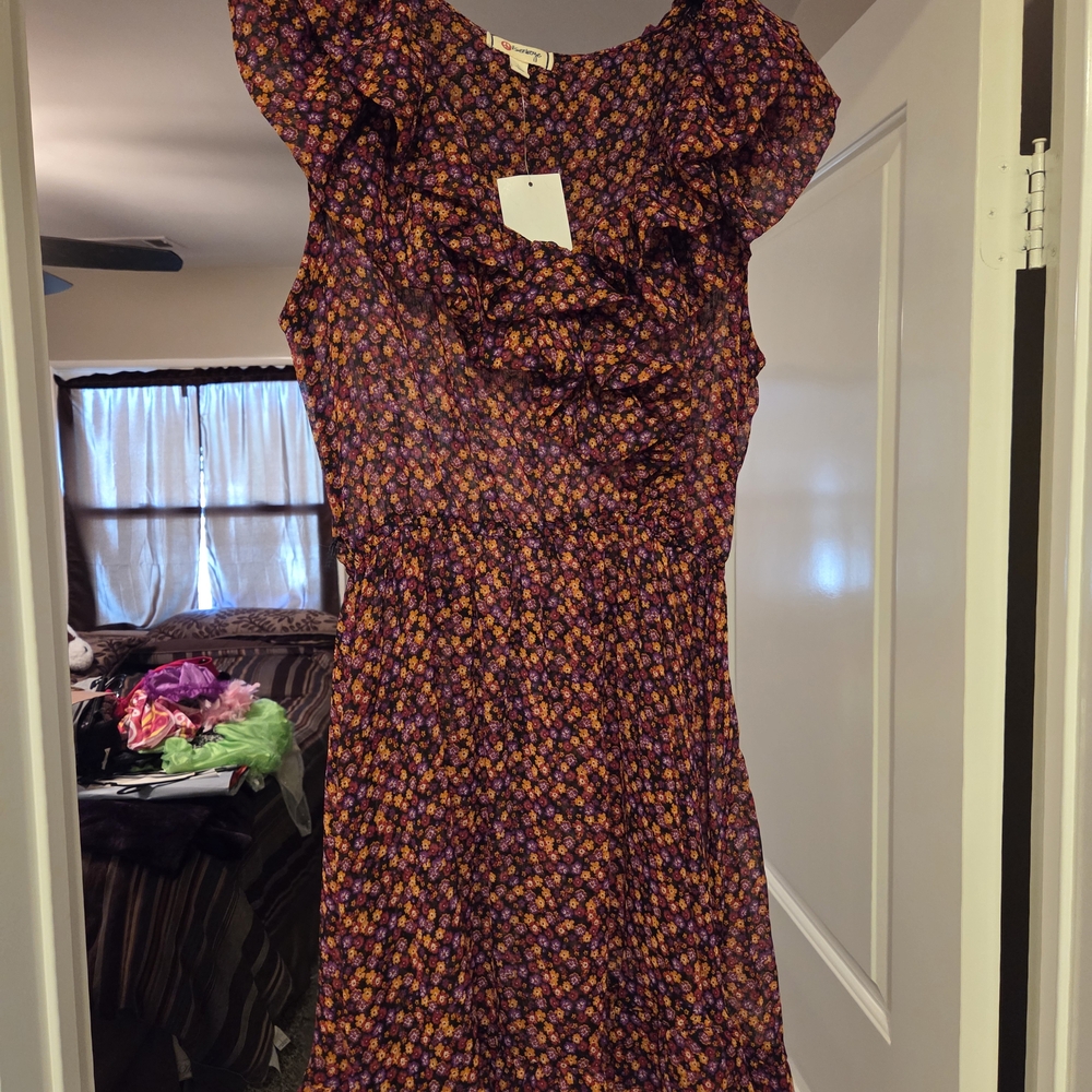 Floral Ruffle Dress